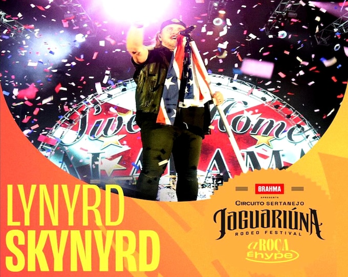 Lynyrd Skynyrd " Live Jaguariúna Rodeo Festival 2023 " dvd
