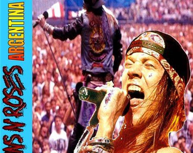 Guns N' Roses " Last Live Show in Argentina 1993 " dvd/Only For Collectors Quality 8/10