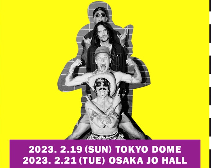 Red Hot Chili Peppers " Live Tokyo 2023 " dvd