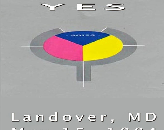 Yes " Live Landover 1984 " dvd/Only For Collectors Quality 7/10