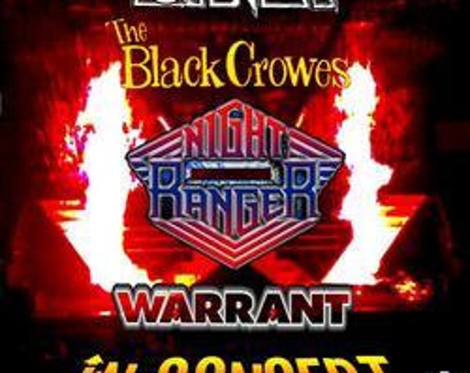 In Concert " Loudness, Warrant, Night Ranger, Crowes " dvd/Only For Collectors Quality 8/10