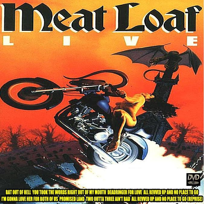 Meat Loaf LIVE AT WEMBLEY 1981 dvd Etsy
