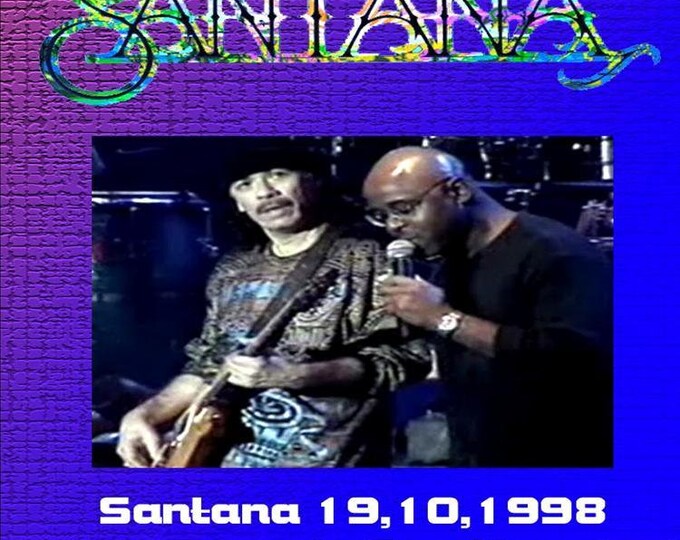 Santana " Live Croatia 1998 " dvd/Only For Collectors Quality 8/10