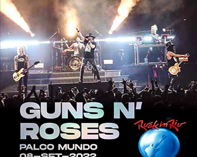 Guns N' Roses " Rock in Rio 2022 " dvd