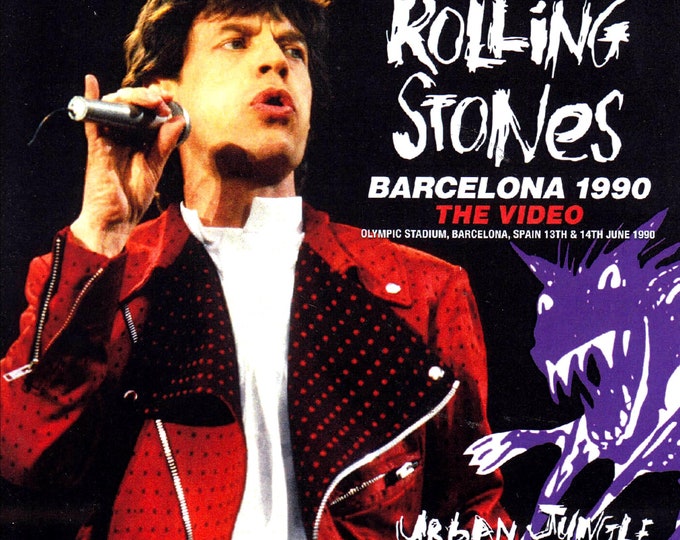 The Rolling Stones " Live in Barcelona 1990 " dvd/ Only For Collectors Quality 8.5/10