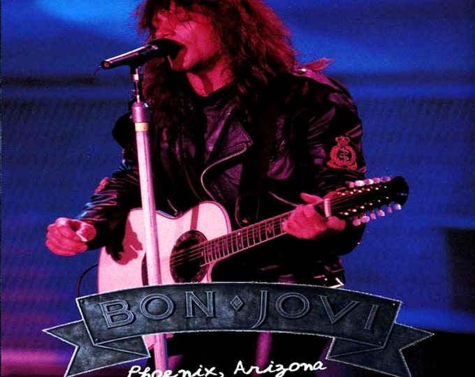 Bon Jovi " Live in Phoenix 1989 " dvd/ Only For Collectors Quality 8/10