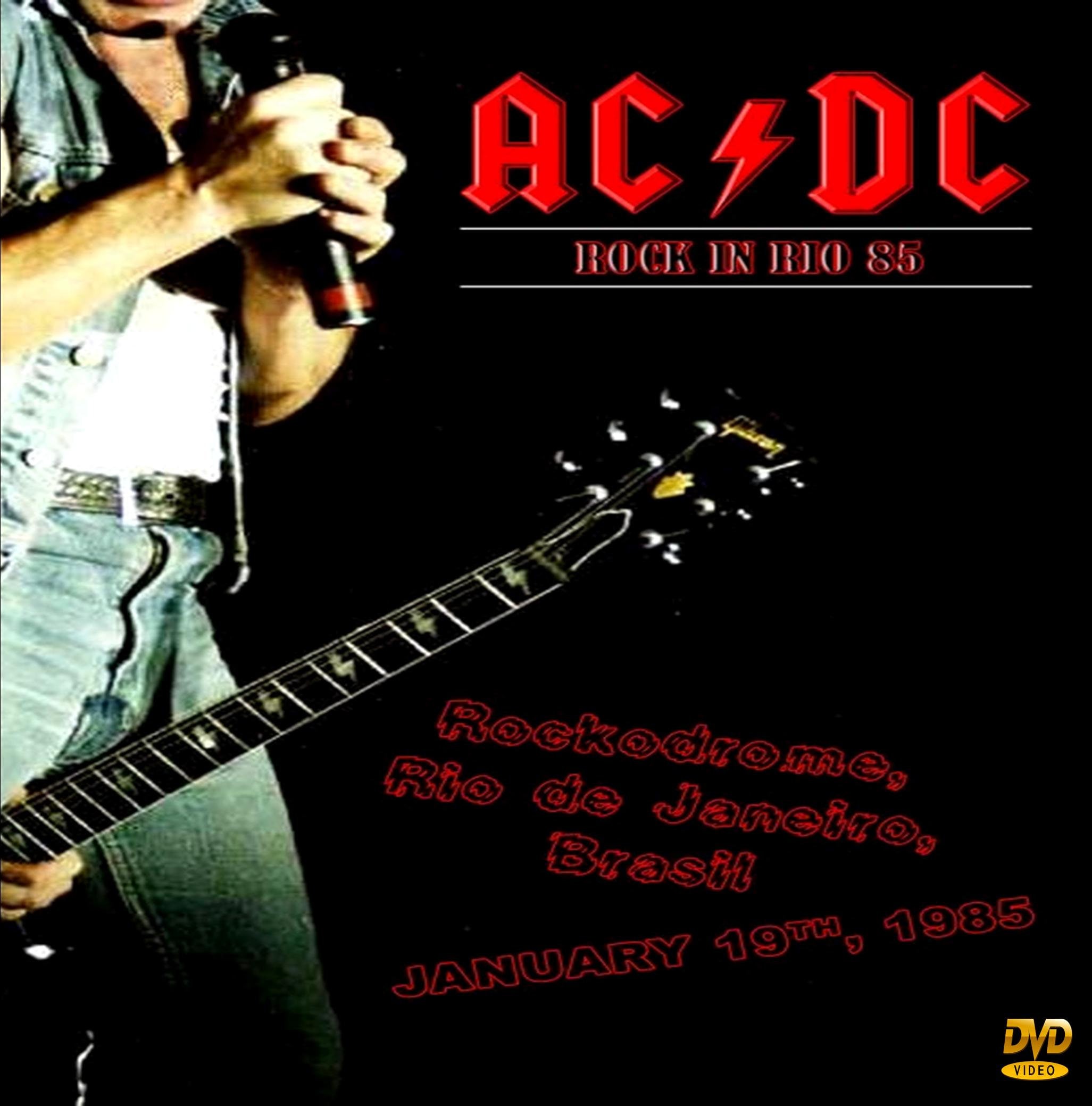 AC/DC Live Rock in Rio '85 2 dvds/ Second Night / Only For Collectors ...