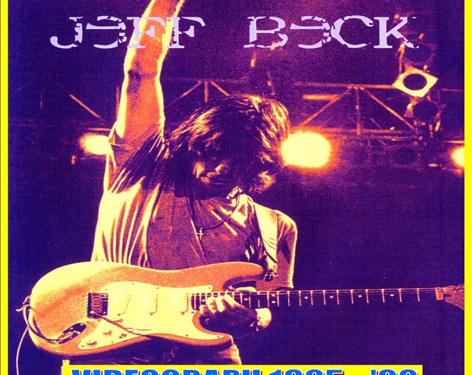 Jeff Beck " Videograph 1965 - '99 " 3 dvds/Only For Collectors Quality 8/10