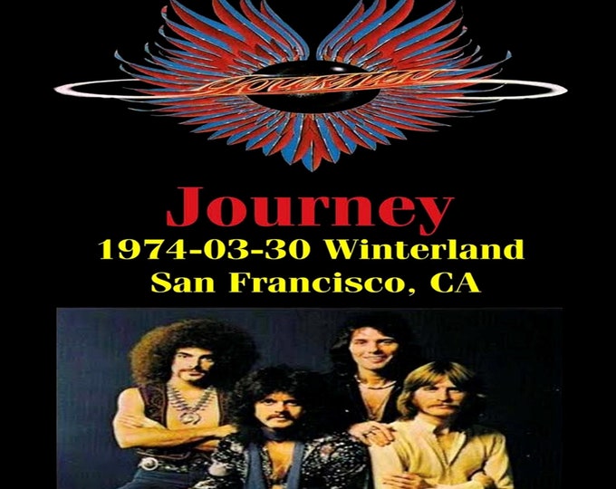 Journey " Live Winterland 1974 " dvd/Only For Collectors Quality 8/10