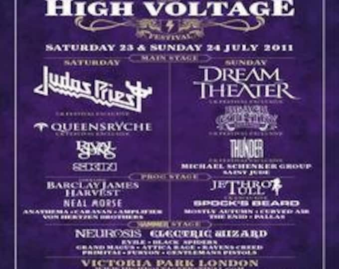 High Voltage Fest '11 " Judas/Thunder/Slash/Thin Lizzy " dvd