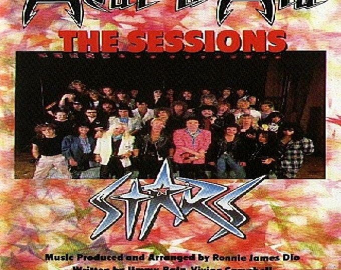 Dio HEAR 'n AID " Stars The Sessions " dvd/Both Laser & VHS Versions/ Read Description!!!!!!!!!