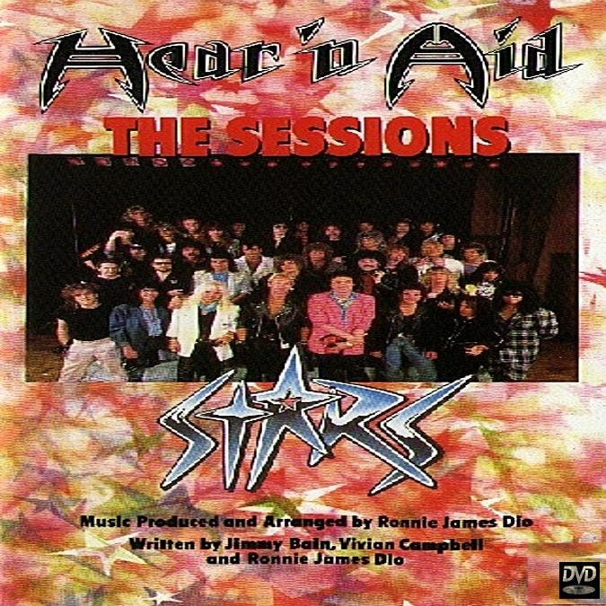 Dio HEAR 'n AID Stars The Sessions dvd/Both Laser & VHS Versions