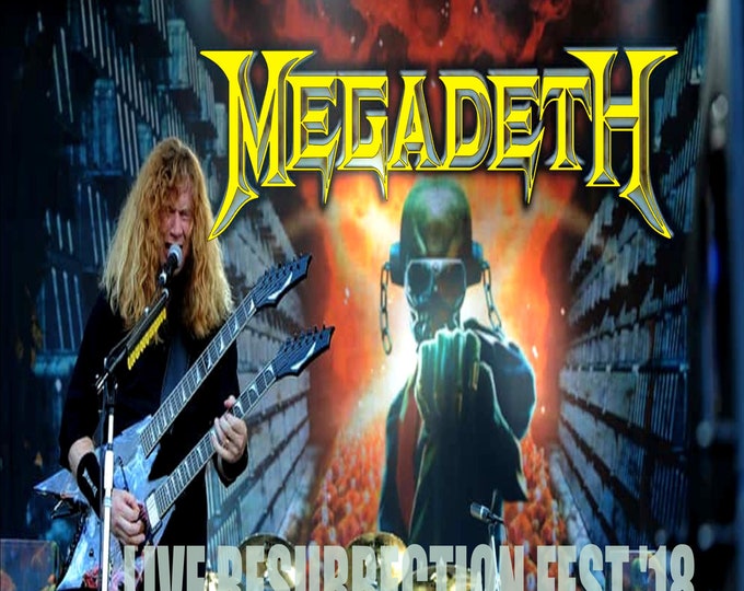 Megadeth " Live Resurrection Fest 2018 " dvd