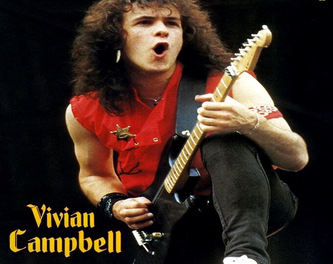 Vivian Campbell " Live At G.I.T. California 1989 " dvd/Only For Collectors Quality 8/10