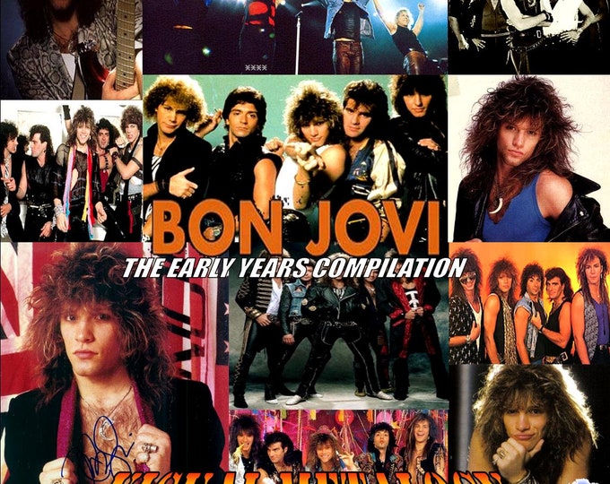 Bon Jovi "VISUAL METALOGY" The Early Years Compilation 3 dvds