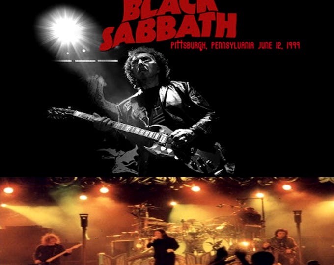 Black Sabbath " Live Pittsburgh 1999 Reunion Tour " DVD/Only For Collectors Quality 8/10