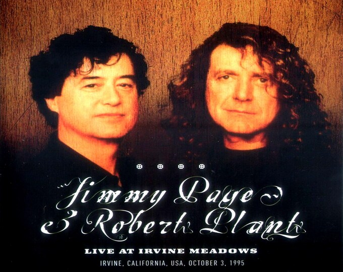 Jimmy Page & Robert Plant " Live At Irvin Meadows 1995 " dvd