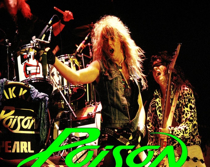Poison " Live In Rio 1994 " dvd/Only For Collectors Quality 8/10