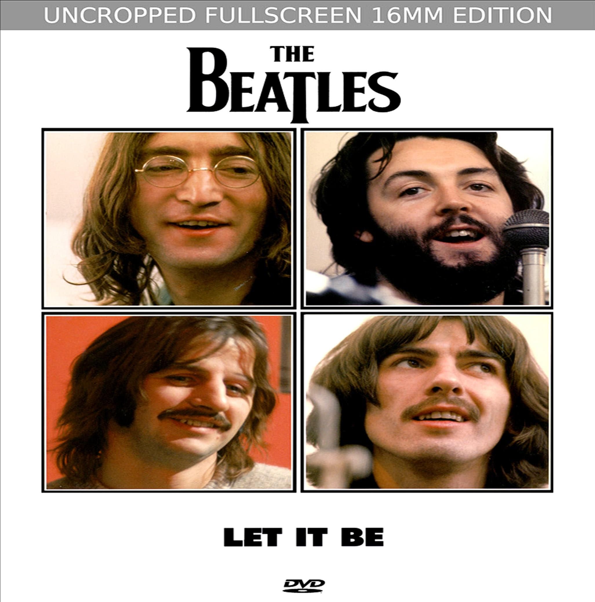 The Beatles Let It Be Film 16mm Uncropped Fullscreen Edition dvd