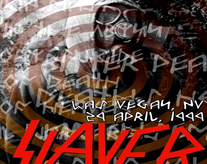 Slayer " Live in Las Vegas 1999 " dvd/Only For Collectors Quality 8/10