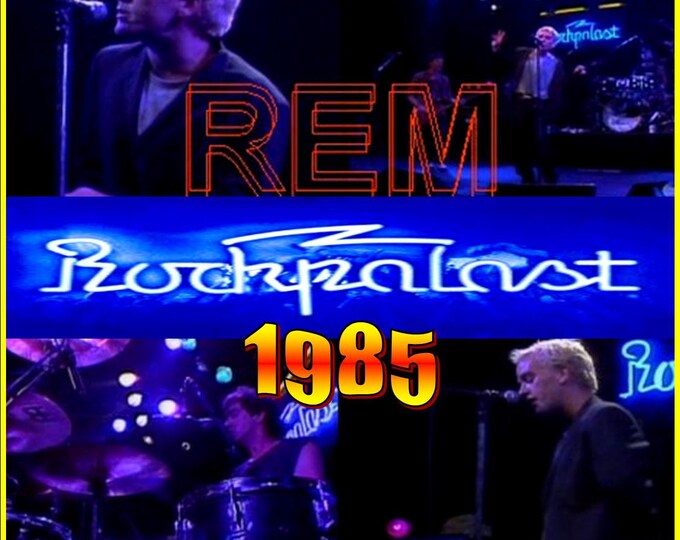 R.E.M. "Live Rockpalast 1985 " dvd/Only For Collectors Quality 8/10