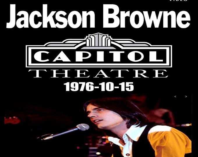 Jackson Browne " Live Capitol Theatre 1976 " dvd