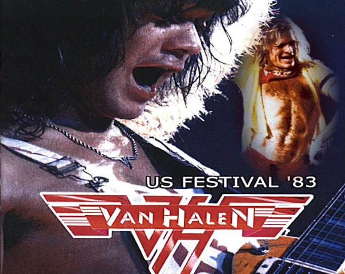 Van Halen " LIVE at the US FESTIVAL '83 " Deluxe Double Set dvds/ Complete Show