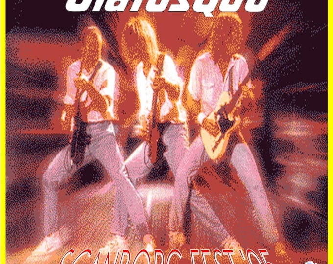 Status Quo " Live Scanborg Fest 1995 " dvd/Only For Collectors Quality 8/10