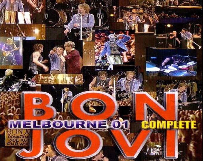 Bon Jovi " LIVE IN MELBOURNE 2001 " dvd