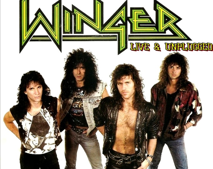 Winger " Live & Unplugged " dvd/Only For Collectors Quality 7.5/10