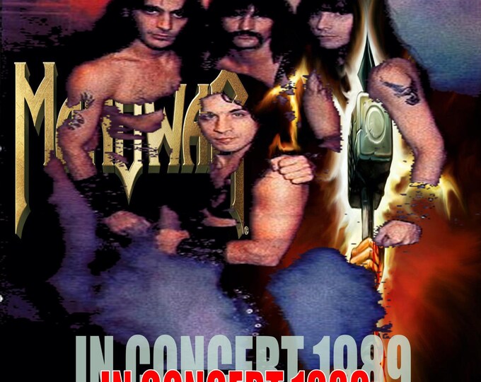 Manowar " In Concert 1989 " dvd/Only For Collectors Quality 8.5/10