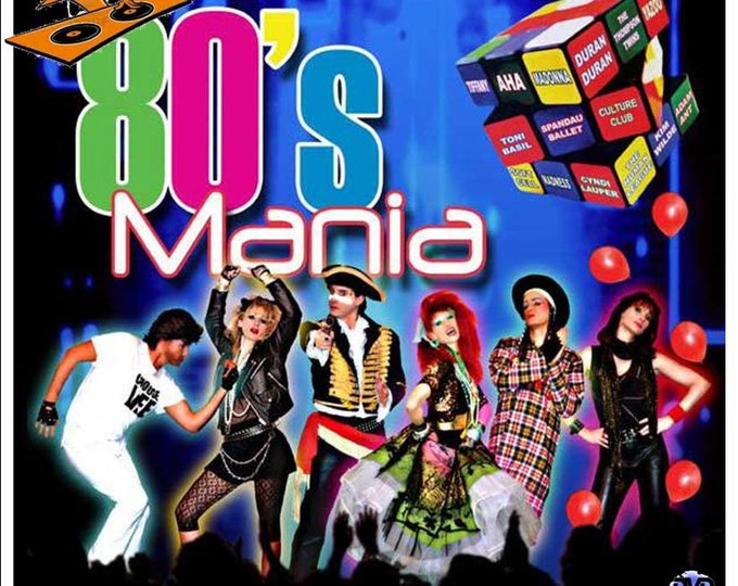 80s Music videos "Make your personalized dvd collection" 1980 -'89/free shipping