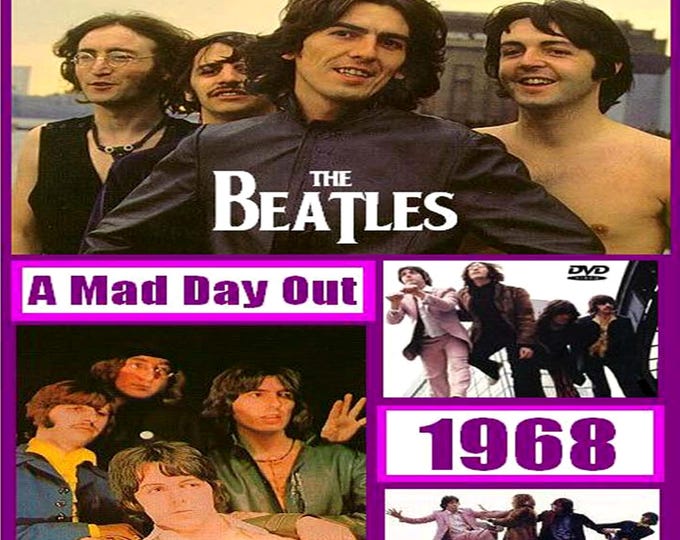 The Beatles " A Mad Day Out 1968 " dvd