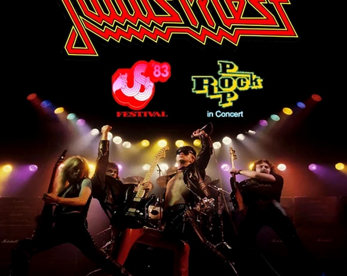 Judas Priest " Live 1983 - US Fest & Rock n Pop in Concert " 2 dvds