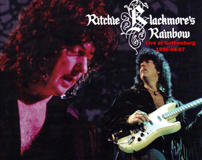 Rainbow " Live Gothenburg 1996 " dvd/Only For Collectors Quality 8/10