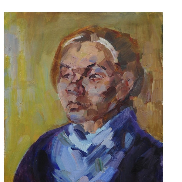original oil painting portrait, vintage oil painting, ukraine oil painting