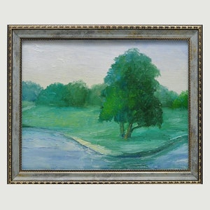 landscape, Original Oil painting Vintage, landscape, Ukrainian artist, One of a Kind