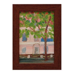 Vintage landscape, Original oil painting, ukrainian artist, One of a Kind,day gifts ideas
