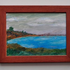 Original Oil painting Vintage, landscape, Ukrainian artist, One of a Kind