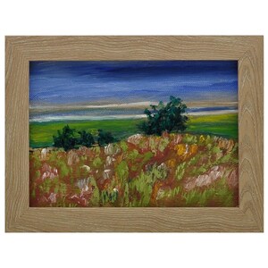Original Oil painting, original Vintage, landscape, Ukraine artist, Mid-century