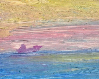 Original Oil painting  landscape, Vintage, seascape, Ukraine artist from Odessa(Odesa),One of a kind