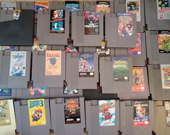 Authentic Nintendo NES Video Games