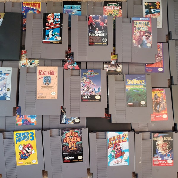 Authentic Nintendo NES Video Games