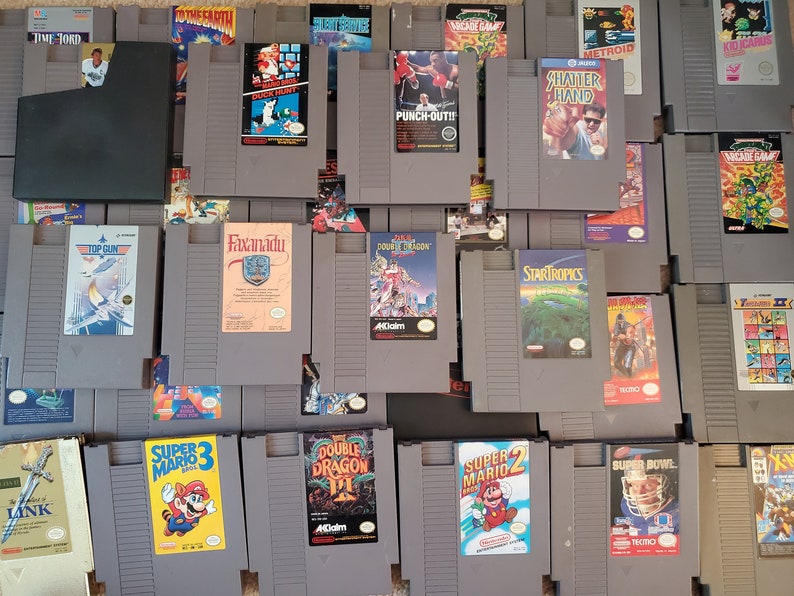 Authentic Nintendo NES Video Games image 1