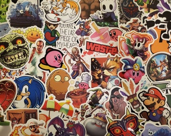 Assorted Video Game Stickers