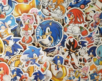 Assorted Sonic the Hedgehog Stickers