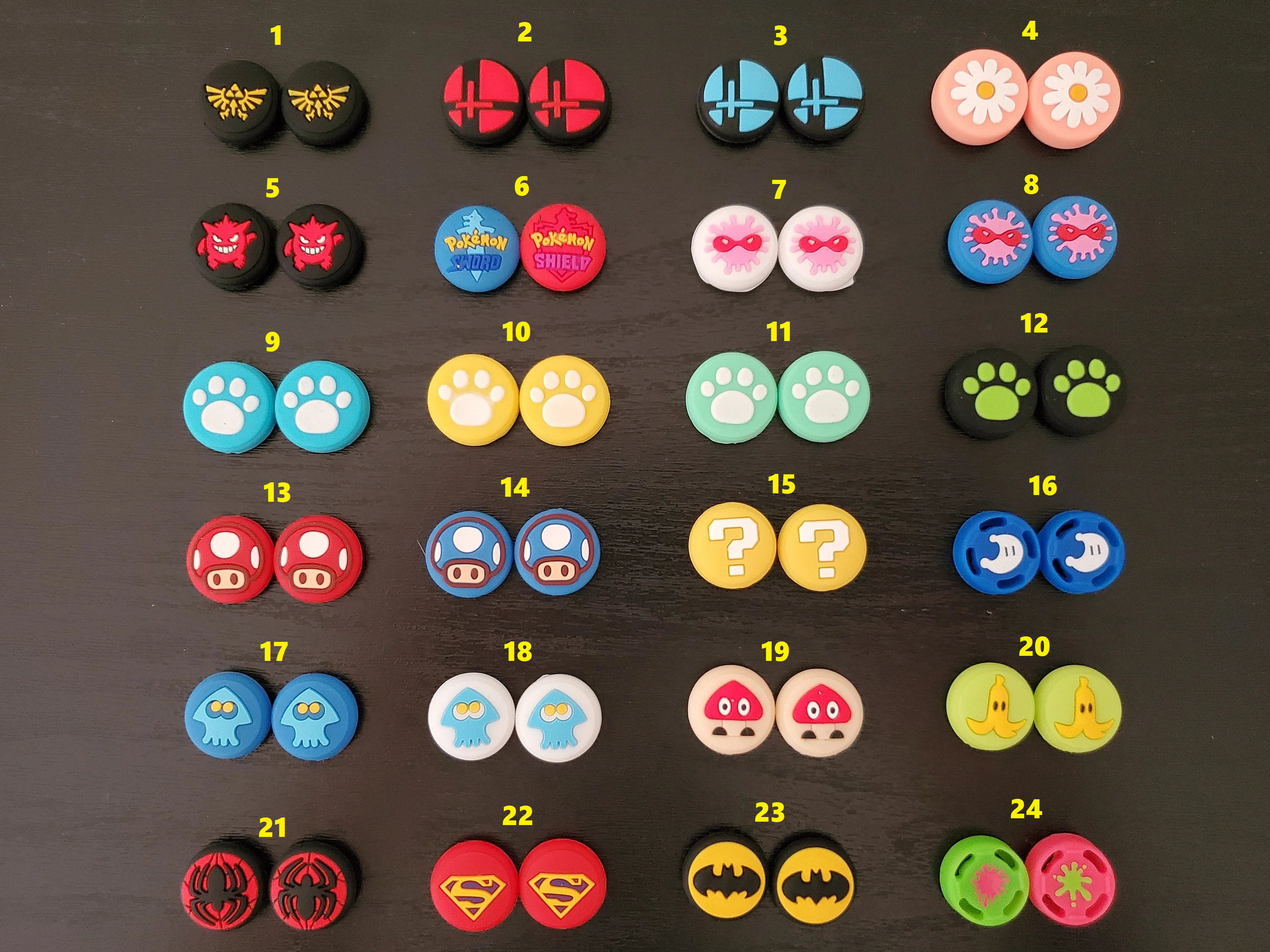 Nintendo switch clearance thumb grips