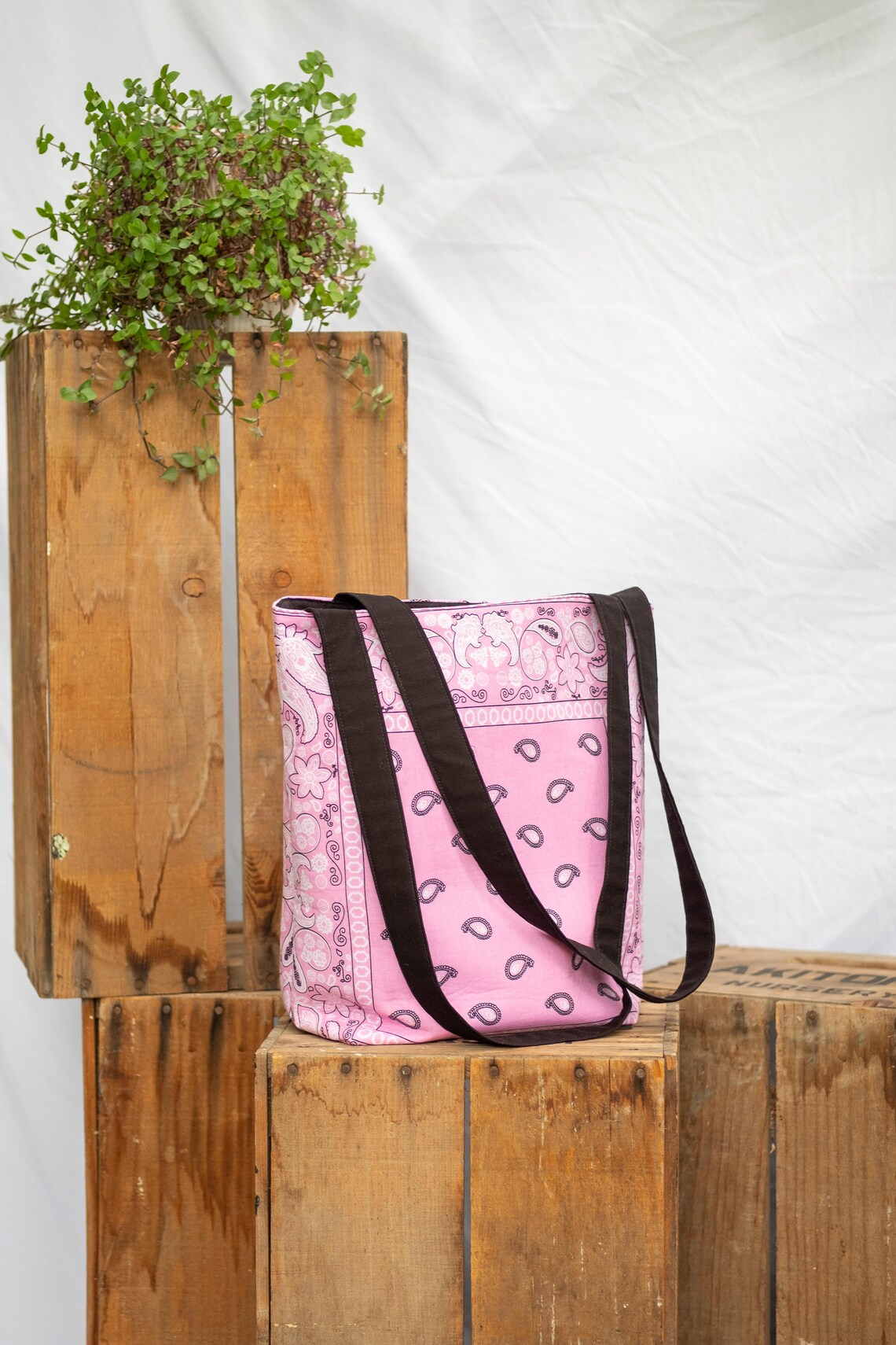 Bandana Tote Bag Shoulder Purse - Etsy