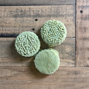 Jabón facial de té verde matcha, jabón natural, jabón artesanal, venta al por mayor, piel suave, jabón para el rostro