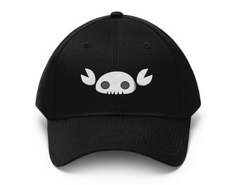 Crab Skull Unisex Twill Hat